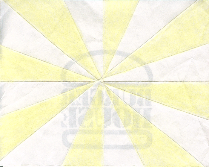 zahlen / thermomix #01 | 2015 | falttechnik und pastellfarbe auf thermopapier