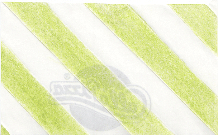 zahlen / thermomix #02 | 2015 | falttechnik und pastellfarbe auf thermopapier